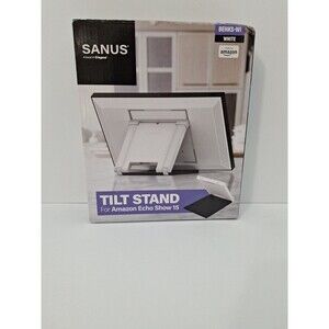 Tilt Stand White Sanus Echo Show 15” Used In Box